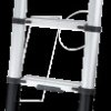 7064736 Telescopic ladder made of aluminium, up to 2.93 m, max. 150 kg,