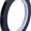 Electronics adhesive tape, 9 x 0.056 mm, polyester, black, 66 m, 51587F04 9MM/66M