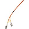 Renkforce RF-5189148 Fibreglass FO Cable Orange 1m Multimode OM2 LC-LC