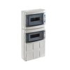 IP65 Rozdzielnica budowlana 2x12 STAR (1500V DC) z otworami na gniazda przemysłowe