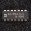 74HCT393 (CD74HCT393E) dual 4-bit binary counter - Harris