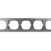 Logi Ramka Pięciokrotna Pozioma Srebrny 021500043 25239