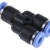 Pneumatic Y Tube-to-Tube Adapter, 10 barów