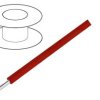 3050/1-RD001 Przewód HookUp Wire d: 24AWG drut Cu PVC czerwony 300V 305m