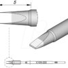 C115222 C115 soldering tip, chisel-shaped, C115222/1.6 x 0.3 mm, straigh