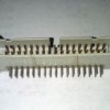 Header connector male 34 pins with clips
