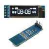 Biały wyświetlacz 0.91 OLED i2C 3-5V LCD 128*32 jasny do Arduino Raspberry