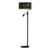 Lampa Stojąca Senso Black/Gold 1Xe27 + 1X Mini Gu10 Mlp7300 Milagro