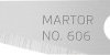 Zapasowe ostrze graficzne 606 MARTOR 606.50 10 szt. MARTOR 606.50 10 szt.