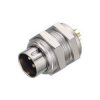Binder 09-0097-00-05 Male 5 Pin Panel Mount Screw with Solder Terminal