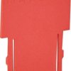 Plytka działowa 28x32 mm do ESC-CBC.16, ESC-CBC.35 (czerwona) ESC-DFM/700 003903017