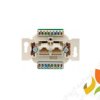 Gniazdo komputerowe podwójne UAE kat.5e (RJ11,RJ12,RJ45) mechanizm one.platform 534576 HAGER