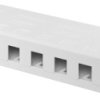Pusta obudowa Keystone 8-port - umożliwia łatwy montaż metodą Snap-In 79426