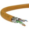Kabel Ftp Kat.7 S/Ftp 4X2x0,57 Pomarańczowy Lsoh Securitynet /500M/