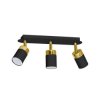 Lampa sufitowa JOKER BLACK/GOLD 3xGU10 MLP6125 Milagro