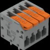 2601-1104 PCB terminal with lever, 1.5 mm², RM 3.5 mm, 4-pole