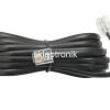 Kabel telefoniczny SP4-6 4m czarny
