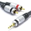 Kabel Jack 3,5 - 2x RCA Cinch 0,5m Vitalco JKD10