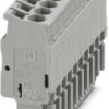 Plug, spring balancer connection, 0.08-4.0 mm², 10 pole, 24 A, 6 kV, gray, 3040342