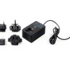 Adapter AC/DC Uwy 48V Iwy 600mA Złącze Jack 2,1 x 5,5 mm 28.8W typ wtyczki: Wymienny