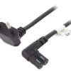 Kabel Cee 7/16 (C) Wtyk Kątowy, Iec C7 Żeński Kątowy Pvc 3M 73020