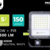 Naświetlacz LED PROXIM+ 30W 4000K 4500lm PIR 230V IP65 Forever Light 150lm/W 5 LAT GWARANCJI