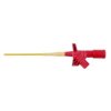 Chwytak pomiarowy 20.169.1 czerwony 10A 4mm gn ban 155mm / KLEPS-2600