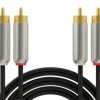 Kabel 2xRCA-2xRCA Metal 2.5m CB-5179