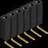BL 3 6 G Socket, 1-row, 1 x 6 - 2.54 mm