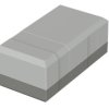 PS enclosure, (L x W x H) 100 x 54 x 40 mm, light gray/agate gray (RAL 7035), IP40, 32104000
