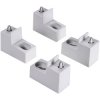 Fibox 8120835 WMKQ50M Plastic Wall mounting lugs set for 5070-8060
