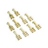 Konektor płaski żeński nieizolowany 6.3mm 2.5mm² - nasuwka - 10szt