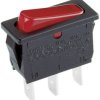 Przełącznik kołyskowy Marquardt 1830.3112, 250 V/AC, 6 A, 1 x wył/wł, IP40, zatrzask, 1 szt.