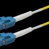 21158646 Fiber optic patch cable, LC duplex, OS2, 9/125 µm, yellow, 10 m
