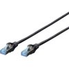 Digitus DK-1532-005/BL Network cable CAT5e SF/UTP Black 0.50 m 1 piece