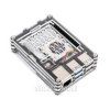 Waveshare Transparent and Black Acrylic Case for Raspberry Pi 5, Supports installing Official Active Cooler