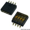 1571983-5 GDH04STR04 DIP Switch 4 Position Tape SMD TYCO