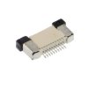 Złącze żeńskie ZIF FFC/FPC, raster 0,5mm, 10pin, dolny, poziomy