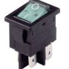 Przełącznik kołyskowy Arcolectric (Bulgin Ltd.) H 8553 VB NAM, 230 V/AC, 10 A, 2 x wył/wł, zatrzask, 1 szt.