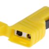 Adapter z wtykiem bananowym Męski Śruba typ Wtyk bananowy Żółty 30A Hirschmann Test & Measurement rozmiar 4 mm