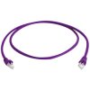 Telegartner 100008035 Patch Cable RJ45 CAT 6A S/FTP 0.25m Violet LSZH 1 pc(s)