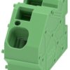PCB terminal, 1 pole, pitch 15 mm, AWG 24-6, 76 A, spring-clamp connection, green, 1986631