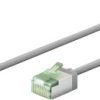 Patchcord kat.8.1-0200 U/FTP SLIM LSZH-TPE szary /2m/ 74347