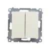 Łącznik podwójny kremowy DW5.01/41 Kontakt Simon54