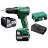 ZESTAW - WIERTARKO-WKRĘTARKA UDAROWA AKU. 18V, 2 x AKU. 5,0Ah Li-ion, walizka HITSYSTEM + ładowarka