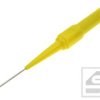 Końcówka pomiarowa 20.161.3 żółta igła 0.7mm/gn.ban.4mm 1A/30V