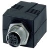 Lütze 490106 RJ45 Recessed Socket 4 Pins M12-RJ45 CAT 5e 1 Piece
