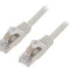 Patch cord S/FTP, Cat 6a, wtyk RJ45 z obu stron, linka, Cu, 3m PP6A-LSZHCU-3M