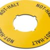 Adhesive label, for emergency-off pushbutton, 5.76.204.403/0400