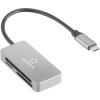 Renkforce RF-5151020 RF-PCR-210 Memory Card Reader USB C Silver
